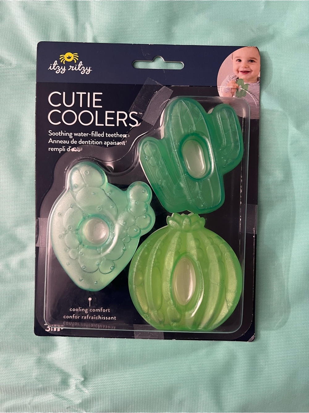 Itzy Ritzy Green Cutie Coolers Water-Filled Teethers - 3 Pack